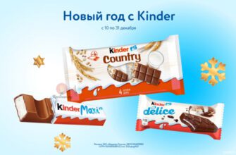 Акция Kinder в Детском мире до 31 декабря 2024 года