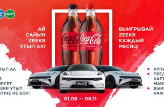 Промо акция Coca-Cola и Magnum  «Выиграй ZEEKR вместе с Coca-Cola» (до 6.11.2024 года.)